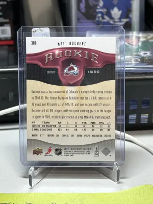 Matt Duchene 2009-10 Upper Deck Be A Player Rookie #/99 back