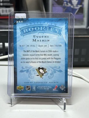 Evgeni Malkin 2006-07 Artifacts Rookie #/599 back