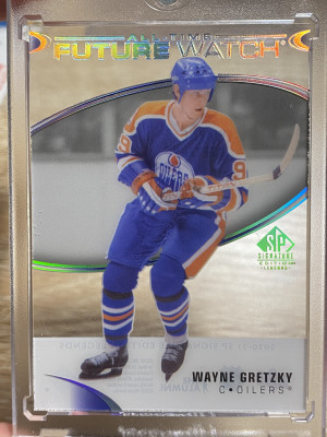 2020-21 SP Legends All Time Future Watch Acetate Wayne Gretzky front