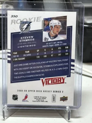 Steven Stamkos 2008-09 Victory Gold Rookie back