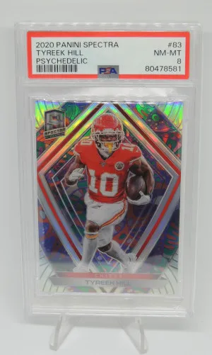 2020 Panini Spectra Tyreek Hill Psychedelic 1/5 front