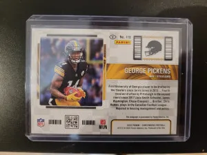 2022 Contenders Wild Card Round Variation George Picken Auto back