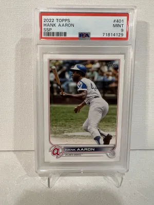 2022 Topps Series Two Hank Aaron SSP front