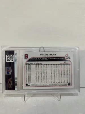 2022 Topps Update Ted Williams SP back