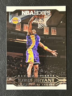 2017-18 Panini NBA Hoops - Kobe Bryant Career Tribute #297 Kobe Bryant front
