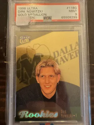 Dirk Nowitzki Ultra Gold Medallion RC front