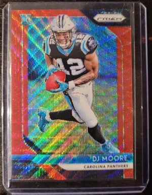 2018 Prizm Red Dj Moore /149 front