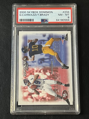2000 Skybox Dominion Carmazzi Brady PSA 8 front