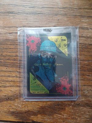 Heavy Trading Cards Hunter S Thompson/49 front