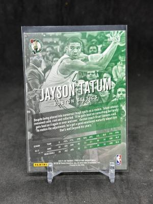 Jayson Tatum 2017-18 Panini Prestige Horizon Parallel Rookie RC #153 Celtics back