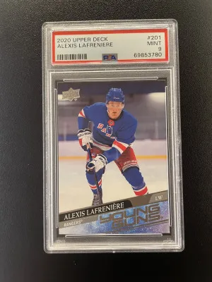 2020 Upper Deck Alexis Lafreniere Young Guns front