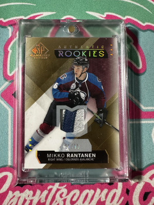 2015-16 SP Game Used Gold Spectrum Materials #149 Mikko Rantanen /99 Patch RC ROOKIE front