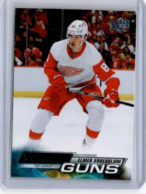 2022-23 UD Series 2 Base Young Guns #489 Elmer Soderblom Detroit Red Wings front