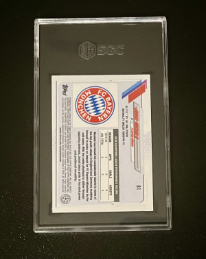 2020 Topps Chrome UEFA Jamal Musiala Pink X-Fractor back