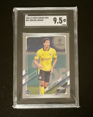 2020 Topps Chrome UEFA Jude Bellingham front