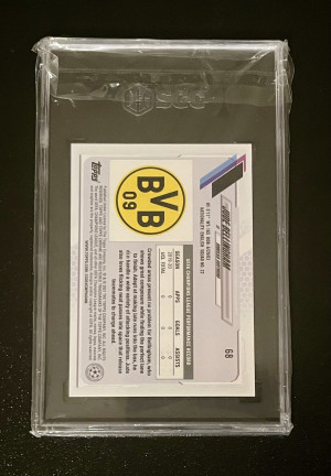 2020 Topps Chrome UEFA Jude Bellingham back