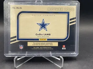 2021 Panini Gold Standard Mother Lode /299 CeeDee Lamb #ML-CL back