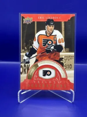 Eric Lindros Flyers 2022-23 Upper Deck Trilogy - Generations Red #TG-14AL  /699 front