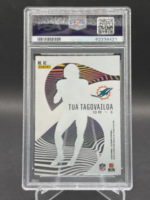 2020 panini illusions tua tagovailoa astounding orange back