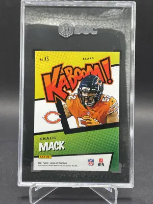 2021 Panini Absolute Khalil Mack Kaboom! Chicago Bears #K5 back