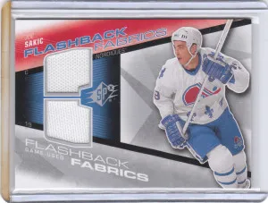 2008-09 SPx Flashback Fabrics Jersey #203 Joe Sakic front