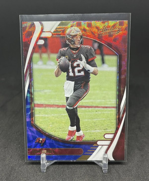 Tom Brady 2021 Panini Absolute Red White Blue Kaleidoscope SP #91 front