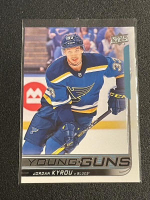 2018-19 Upper Deck #241 Jordan Kyrou Young Guns front