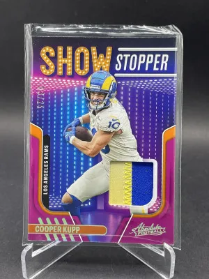 2022 Absolute Football Cooper Kupp Show Stopper Patch /25 front