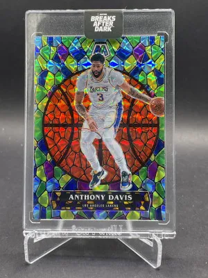 2020-21 Panini Mosaic Stained Glass SP Anthony Davis Los Angeles Lakers #2 front