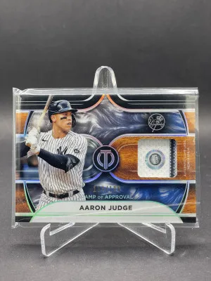 2022 Topps Tribute Stamp of Approval Relics /199 Aaron Judge #SOA-AJ front
