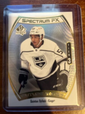 2021 SP Authentic Spectrum FX Future Watch Tier 3 Quinton Byfield S-96 Unscratch front
