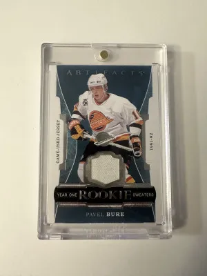2016 Artifacts - Pavel Bure Year One Rookie Sweaters SSP front