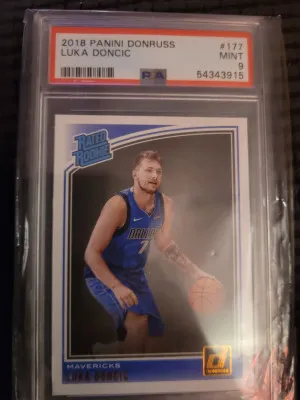 Rated Rookie Luka Doncic Donruss back