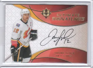 2008-09 Upper Deck Ultimate Collection- Jarome Iginla Ultimate Signatures front