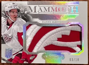 2013-14 Panini Dominion Mammoth Patch /10, Danny DeKeyser front