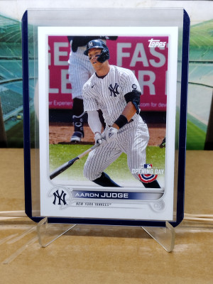 Opening Day Aaron Judge #99 Base front