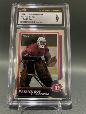 1998 O-Pee-Chee Chrome - Blast From The Past - Patrick Roy front