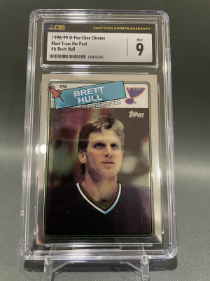 1998 O-Pee-Chee Chrome - Blast From The Past - Brett Hull front