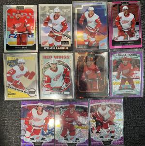 O-Pee-Chee Platinum Detroit Red Wings Lot: Dylan Larkin, Moritz Seider and more front