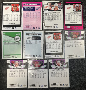 O-Pee-Chee Platinum Detroit Red Wings Lot: Dylan Larkin, Moritz Seider and more back
