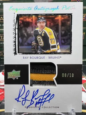 2021  UD The Cup Ray Borque Exquisite Auto /10 front
