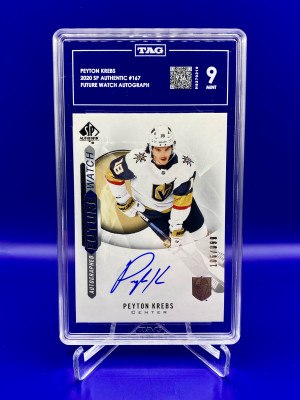 2020-21 SP Authentic Peyton Krebs FWA front
