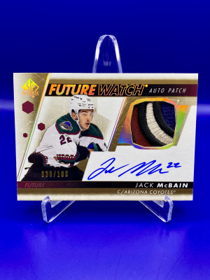 2022-23 SP Authentic Jack McBain FWAP front