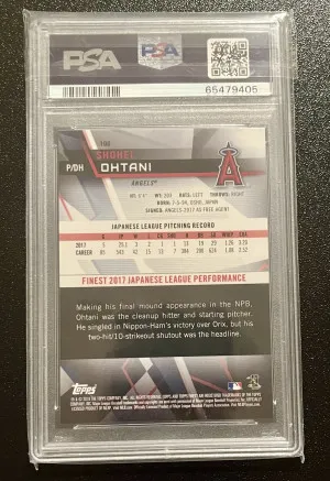 2018 Finest Shohei Ohtani back