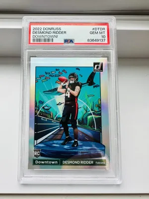 2022 Donruss Desmond Ridder Downtown DT-DR 🔥 front
