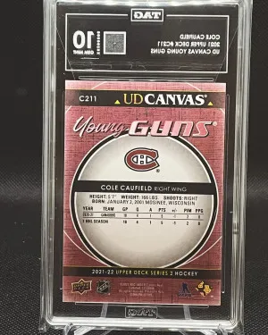 Cole Caufield Young Guns Canvas back