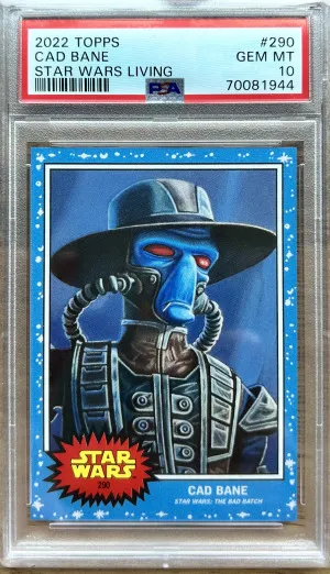 2022 Topps Star Wars Living Cad Bane #290 Star Wars Living PSA 10 front