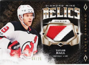 2018-19 Black Diamond Diamond Mine Relics Premium Taylor Hall PATCH /25 front