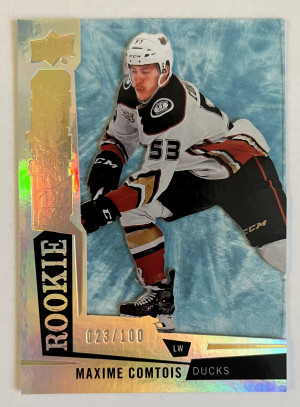2018-19 Maxime Comtois Rookie Breakouts front