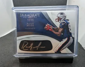 2017 Immaculate collection Randy Moss Auto /25 front
